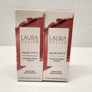 Laura Geller Smart Pout Transfer-Proof Lipstick Wise 2 Pack